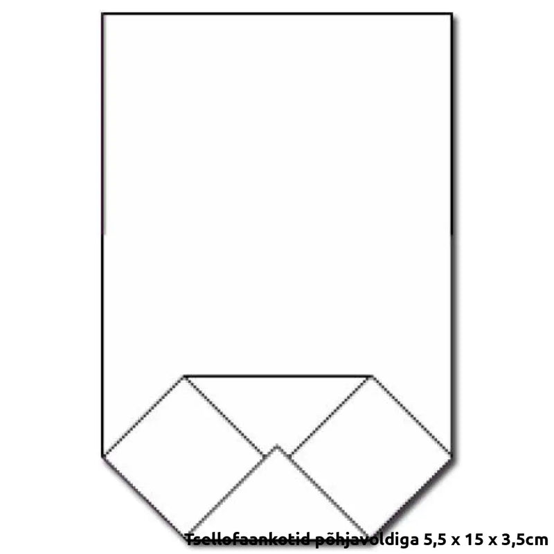 Tsellofaankotid Põhjavoldiga 5 X 15 3 5Cm