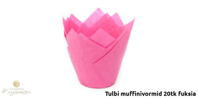 Tulbi Muffinivormid 20Tk Fuksia