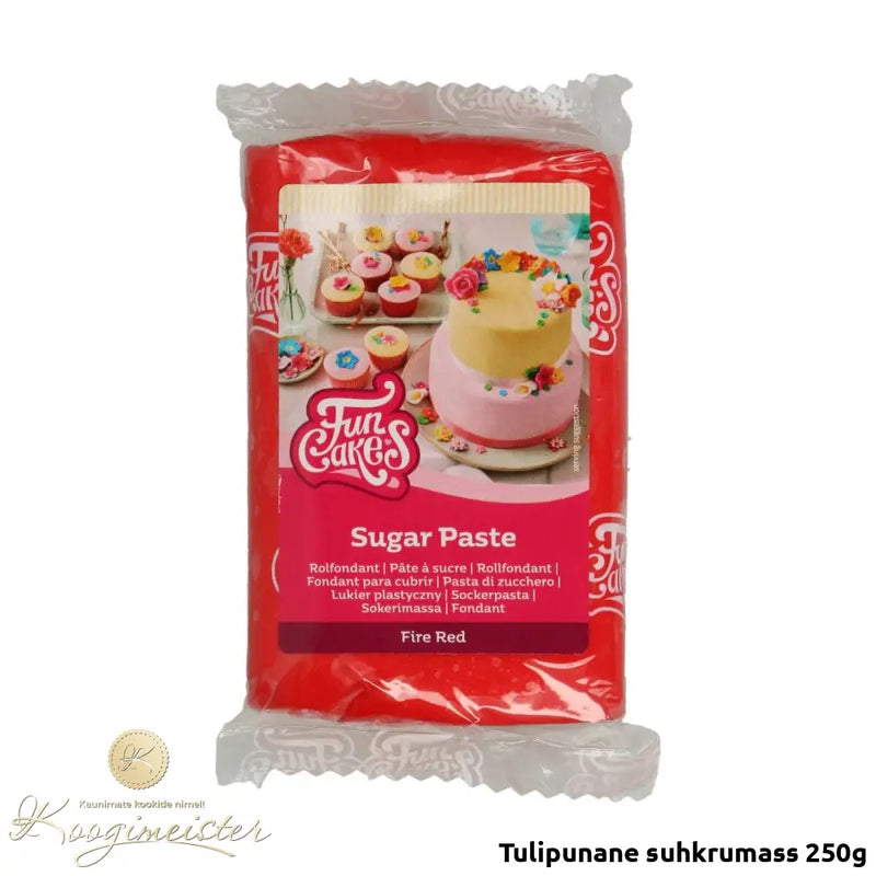 Tulipunane Suhkrumass 250G Toidukaubad