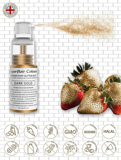 Sädelus-Spray - Tume Kuld 10G