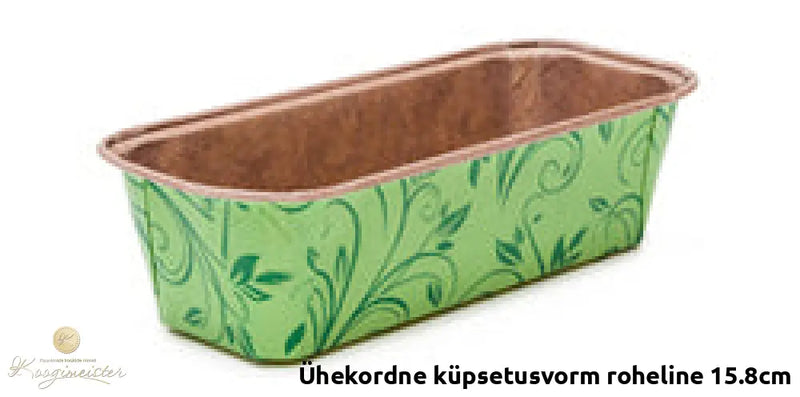 Ühekordne Küpsetusvorm Roheline 15.8Cm