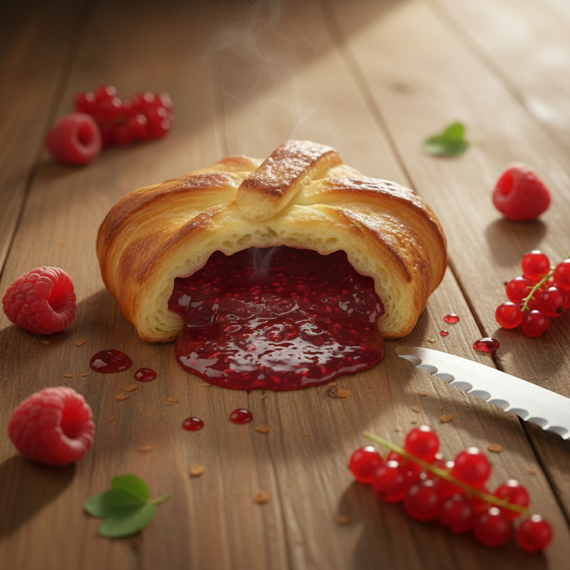 Vaarika-punasesõstra täidis küpsetuskindel