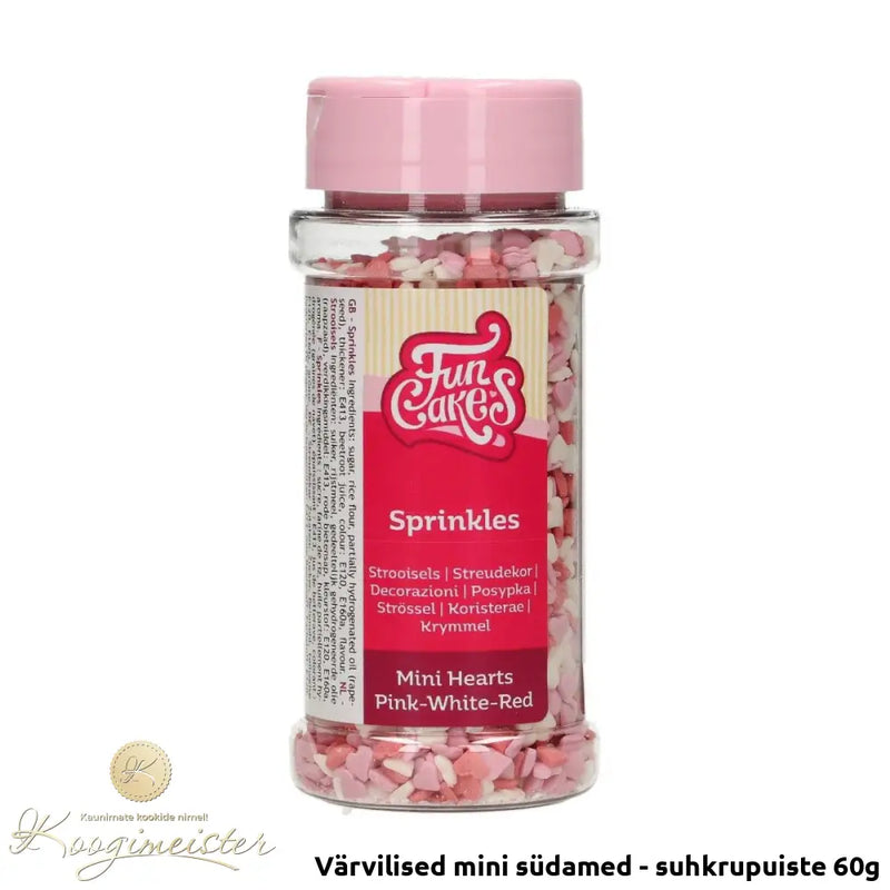 Värvilised Mini Südamed - Suhkrupuiste 60G Toidukaubad