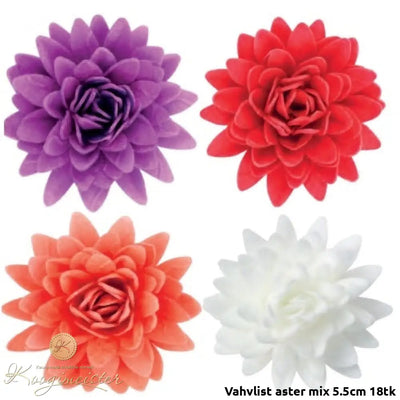 Vahvlist Aster Mix 5.5Cm 18Tk