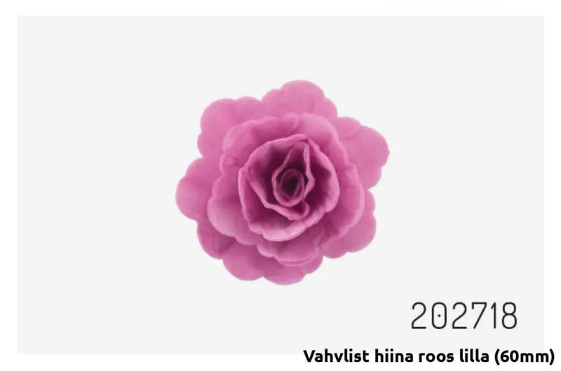 Vahvlist Hiina Roos Lilla (60Mm) Toidukaubad