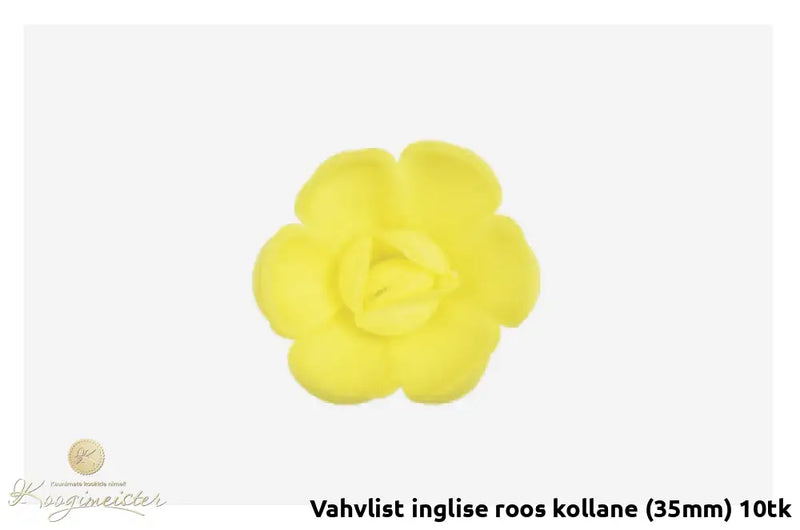 Vahvlist Inglise Roos Kollane (35Mm) 10Tk