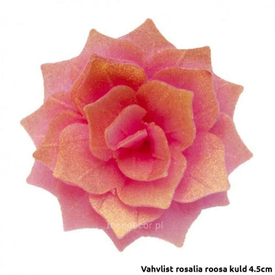 Vahvlist Rosalia Roosa Kuld 4.5Cm Toidukaubad