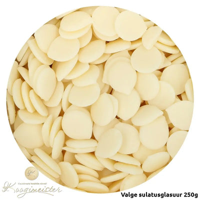 Valge Sulatusglasuur 250G Toidukaubad