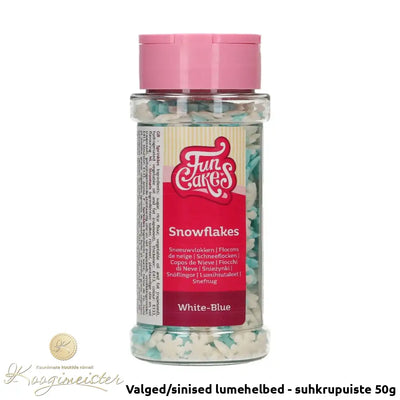 Valged/Sinised Lumehelbed - Suhkrupuiste 50G Toidukaubad