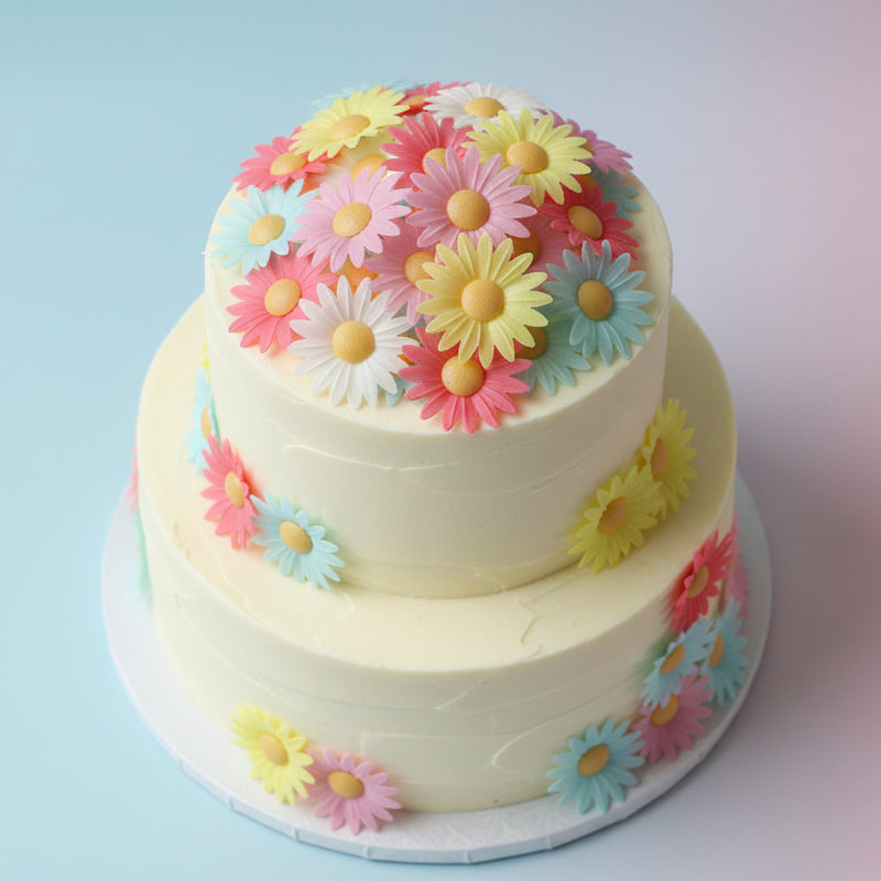 Vahvlist Karikakar Roosa/Kollane/Sinine/Valge