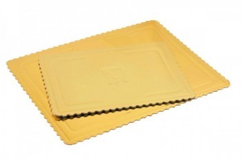 Kuldne tordipapp 43x53cm-3mm