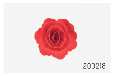Vahvlist hiina roos punane (45mm) 5tk