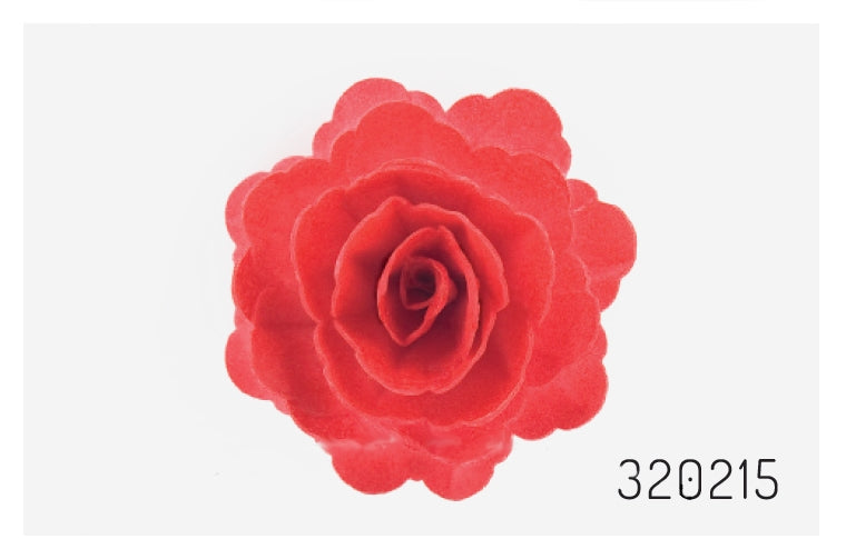 Vahvlist hiina roos punane (70mm) 15tk