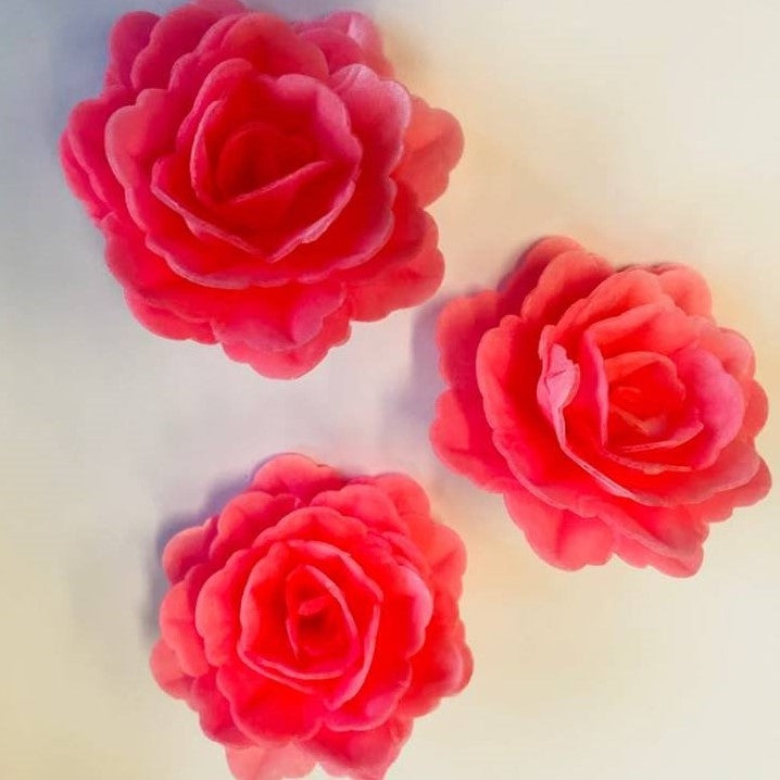 Vahvlist hiina roos roosa (70mm) 15tk