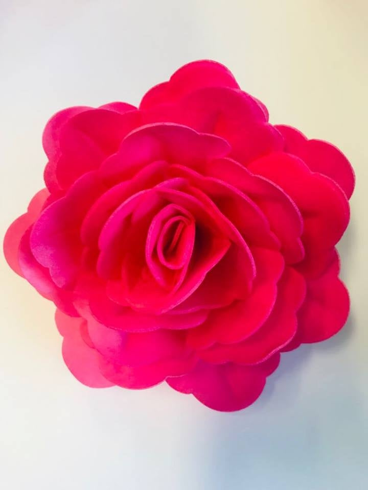 Vahvlist hiina roos fuksia 12,5cm
