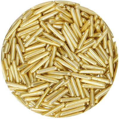 Metallik särav-kuldsed suhkrupulgad 70g