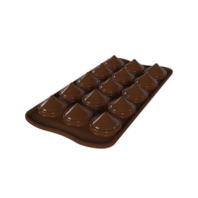 Silikoonvorm šokolaadikommide valmistamiseks Kiss