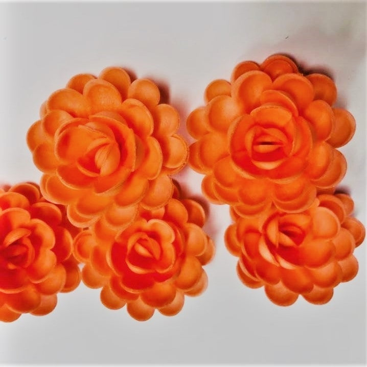 Vahvlist inglise roos oranž (50mm) 35tk